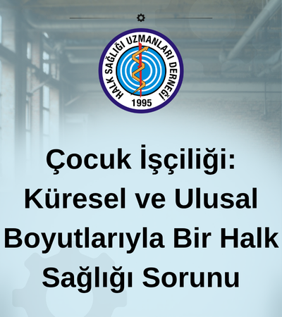 Çocuk İşçiliği: Küresel ve Ulusal Boyutlarıyla Bir Halk Sağlığı Sorunu