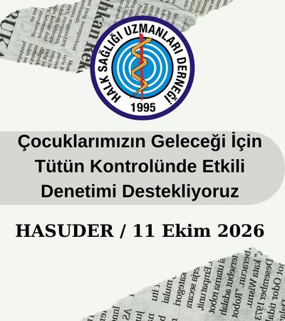 Çocuklarımızın Geleceği İçin Tütün Kontrolünde Etkili Denetimi Destekliyoruz