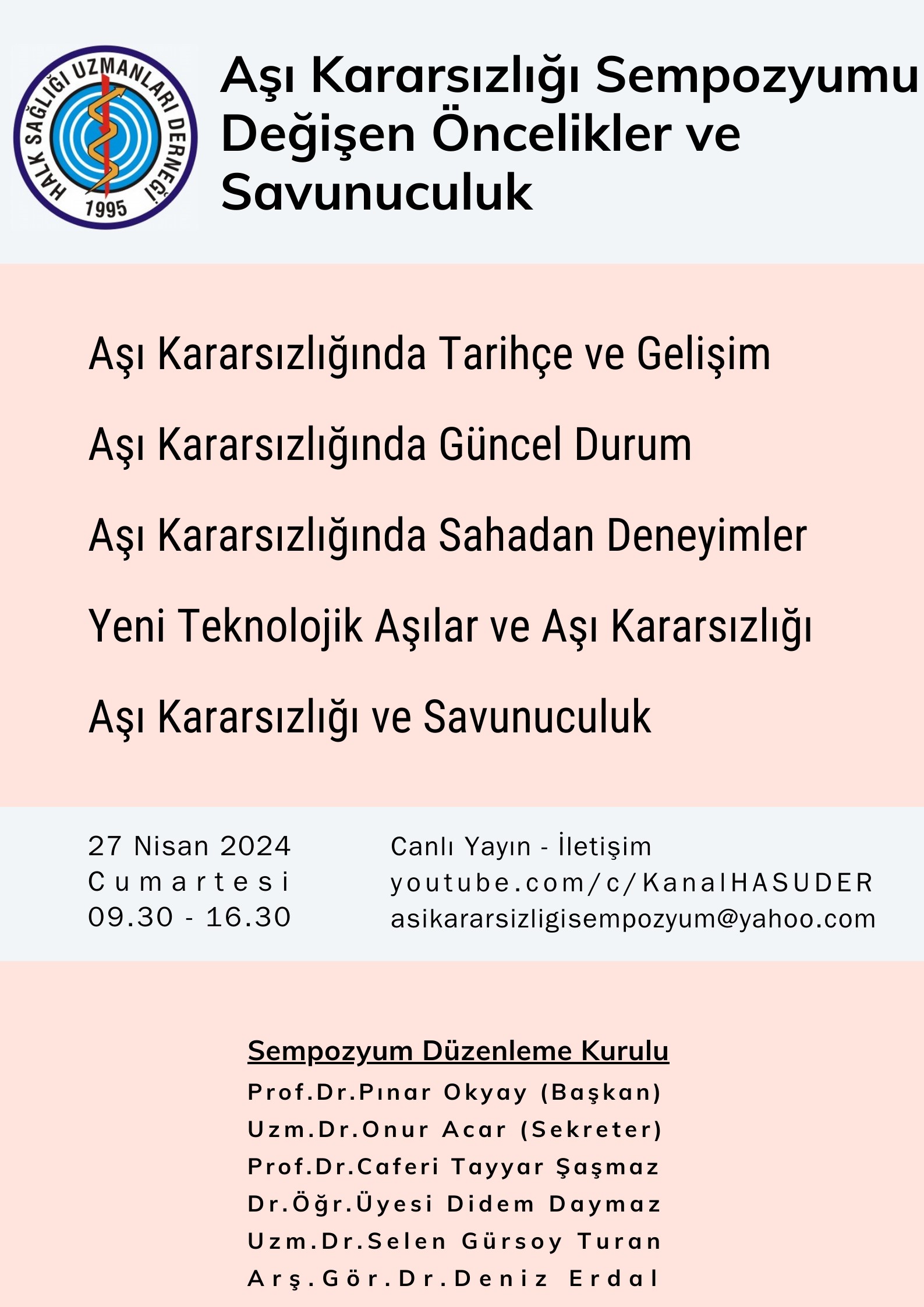 Aşı Kararsızlığı Sempozyumu: Değişen Öncelikler ve Savunuculuk