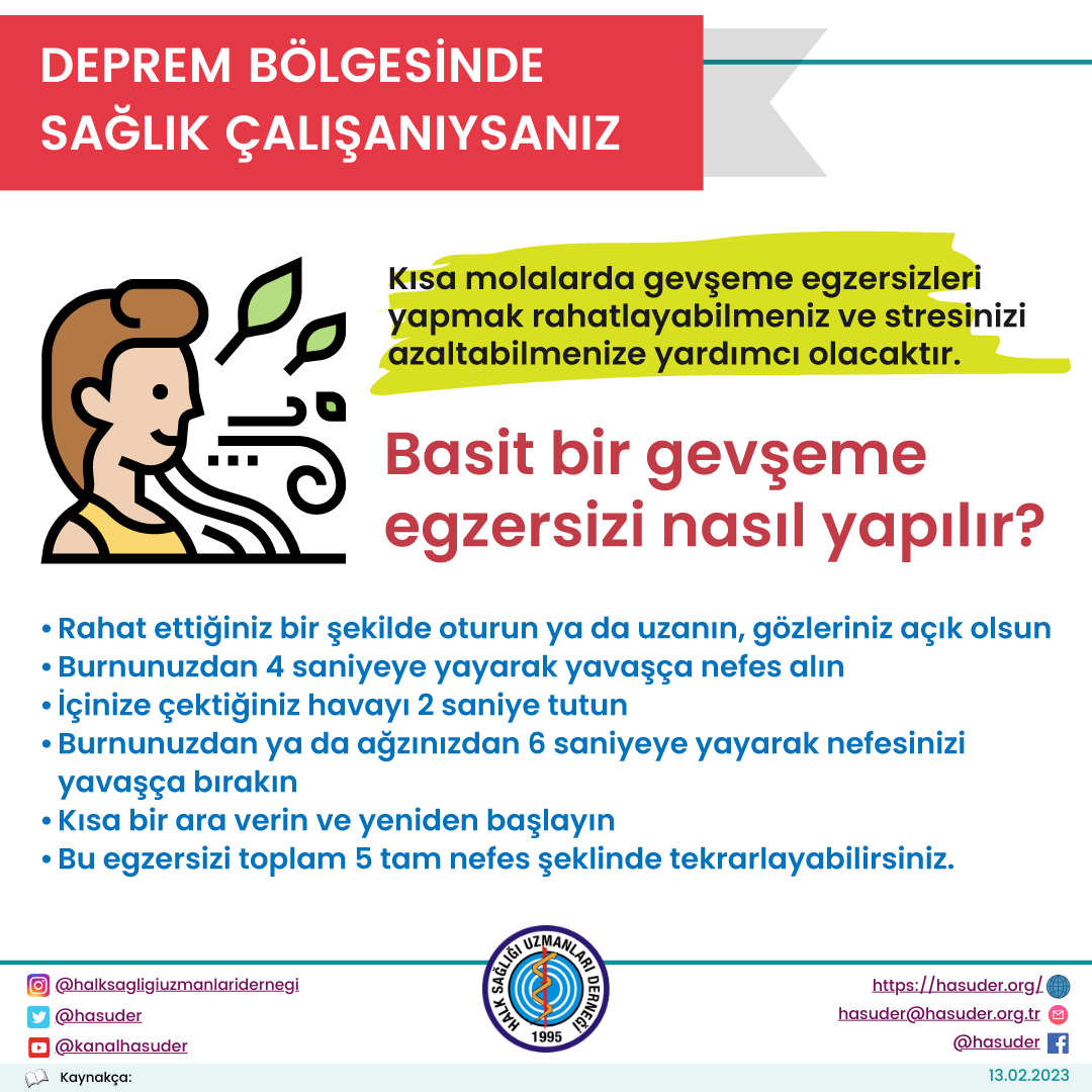 Deprem Bölgesinde Sağlık Çalışanıysanız... 3