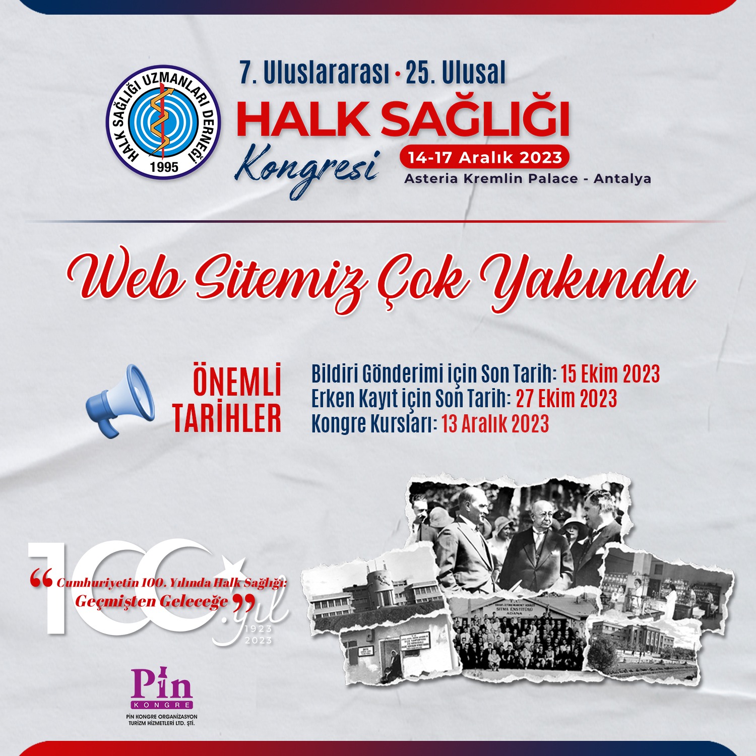 7. Uluslararası · 25. Ulusal Halk Sağlığı Kongresi 2. Duyurusu