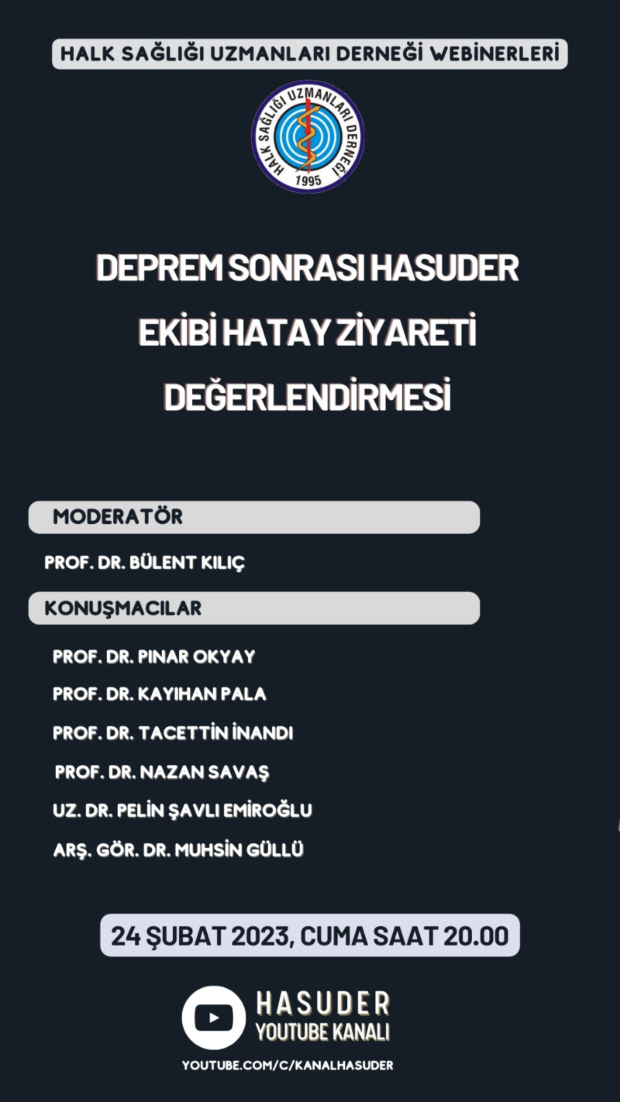 Deprem Sonrası HASUDER Ekibi Hatay Ziyareti Değerlendirmesi