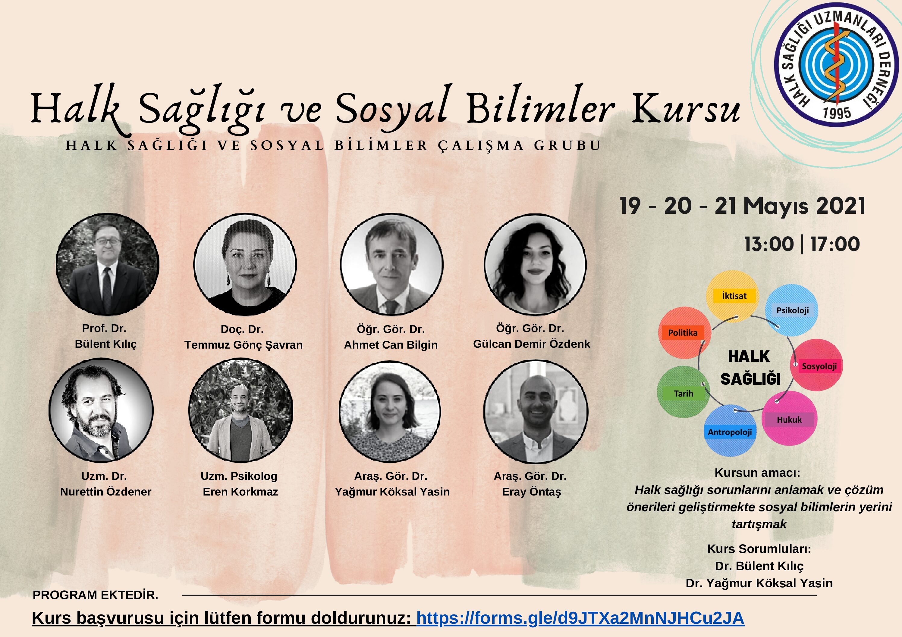 Halk Sağlığı ve Sosyal Bilimler Kursu Başlıyor