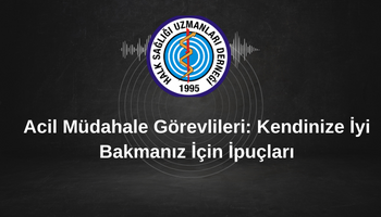 CDC.Acil Müdahale Görevlileri: Kendinize İyi Bakmanız  İçin İpuçları