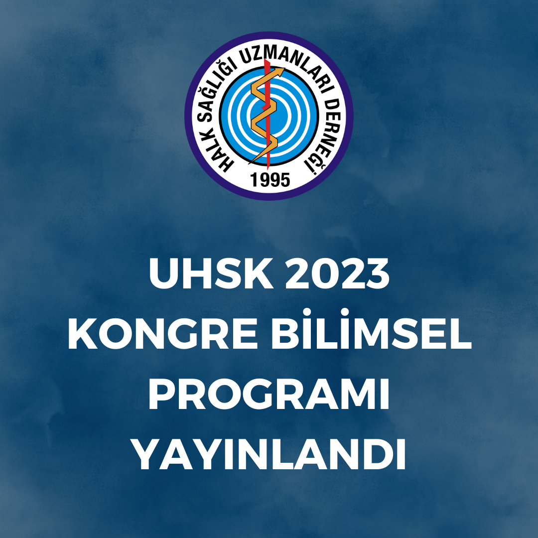 UHSK 2023 BİLİMSEL PROGRAMI YAYINLANDI