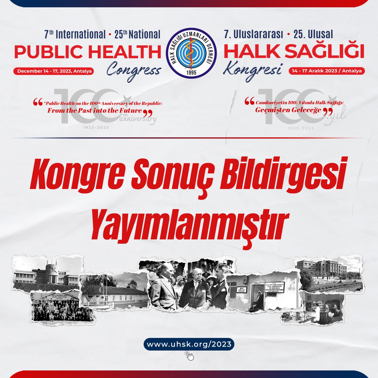 Kongre Sonuç Bildirgesi Yayımlanmıştır