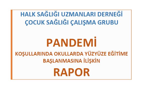 Okullarda Yüz Yüze Eğitime Başlanmasına İlişkin Rapor
